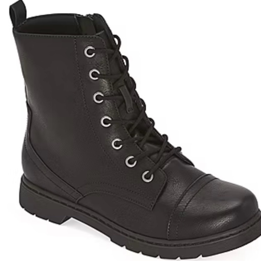 Arizona Jean Co Womens Queen‎ Flat Heel Combat Boots